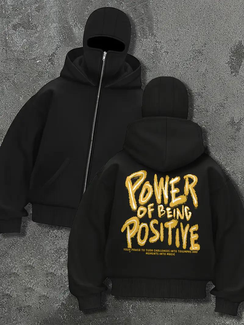 Full Zip Up Face Hoodie, Graphic Streetwear Sweatshirt, Cyber Y2K Goth Star Jacket, Alternative Opium Style Clothing, Mask Hood