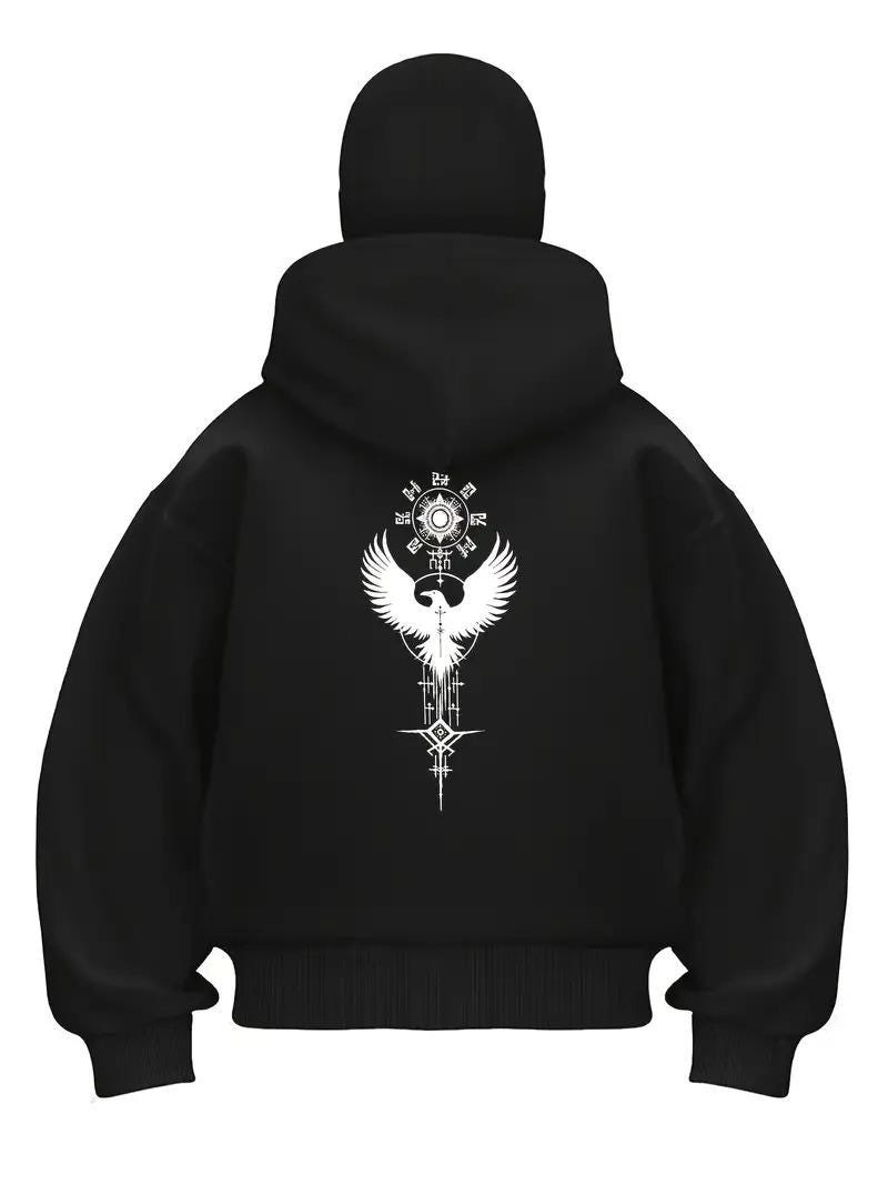 Full Face Techwear Hoodie – Bold Statement Outerwear