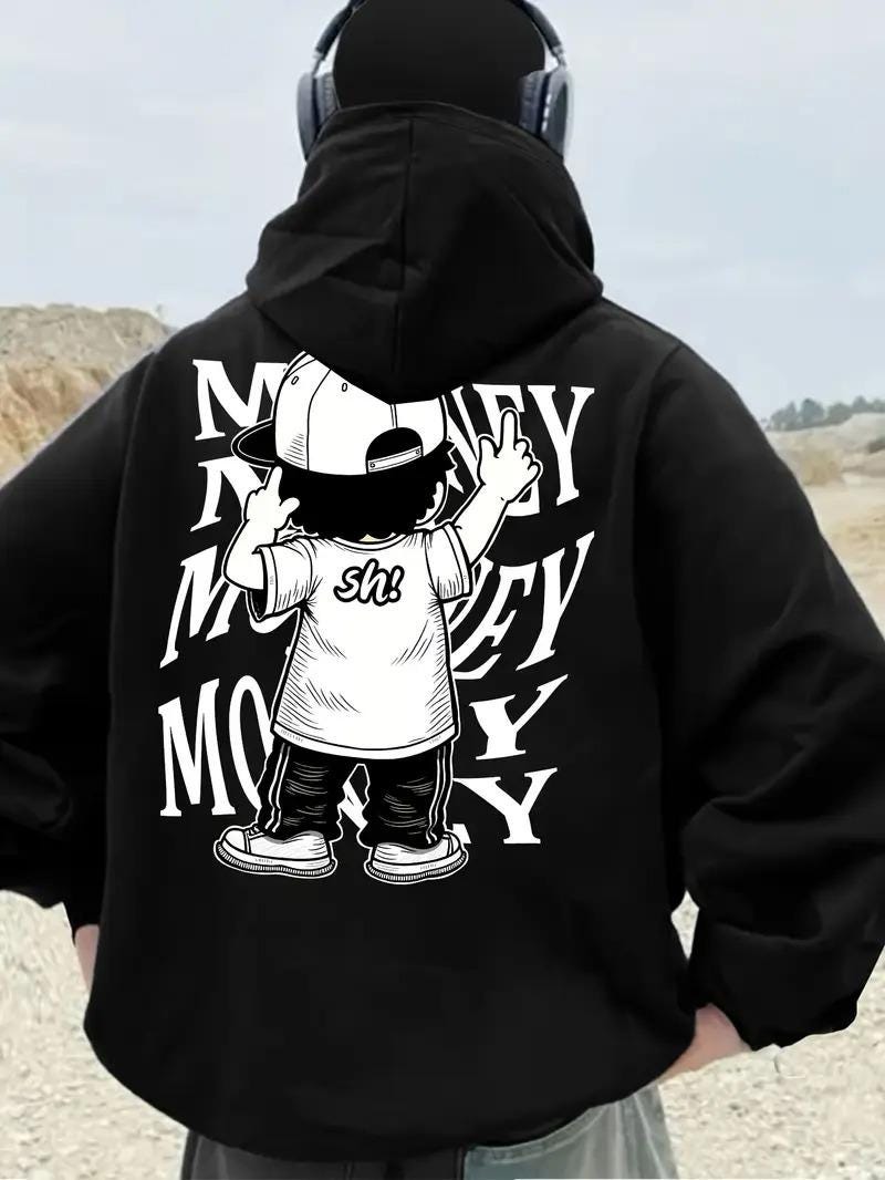 Full Zip Up Face Hoodie, Graphic Streetwear Sweatshirt, Cyber Y2K Goth Star Jacket, Alternative Opium Style Clothing, Mask Hood